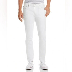Michael Kors Men’s Slim Straight Leg Jeans in White Size 40